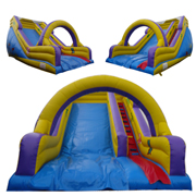 big inflatable slide